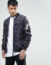 ケイラーアンドサンズ cayler & sons & ボンバー ジャケット イン プリント ウォーター bomber jacket in water print コート メンズファッション アウター