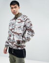 ケイラーアンドサンズ cayler & sons ジャケット ボンバー 迷彩 & イン カモフラ bomber jacket in camo メンズファッション コート アウター