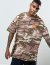 ケイラーアンドサンズ cayler & sons プリント tシャツ カモフラ バック 特大 & 迷彩 oversized camo with back print トップス カットソー メンズファッション