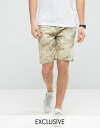 ケイラーアンドサンズ cayler & sons raw hem denim shorts in camo カモフラ イン 迷彩 & デニム ヘム ロウ ショーツ ズボン パンツ メンズファッション