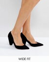 エイソス asos sulphur wide ワイド fit フィット pointed heels ヒール 靴 レディース靴