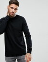 黒 ブラック ファイン ニュー ニット ルック メンズファッション ジャンパー 男性用 セーター イン メンズ 【 BLACK NEW LOOK FINE KNIT JUMPER IN 】