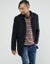 トーキョー ランドリー ウール ミックス マック シャンブレー リーニン 紺 ネイビー メンズ 男性用 コート ジャケット 【 NAVY TOKYO LAUNDRY WOOL MIX MAC WITH QUILTED CHAMBRAY LINING 】