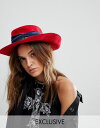 ハット スカーフ ホーク sacred hawk fedora hat with scarf trim レディースマフラー バッグ 小物 マフラー ストール ブランド雑貨
