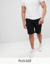 プラス ターン アップ チノ ショーツ 黒 ブラック メンズ 男性用 パンツ ズボン 【 BLACK DSTRUCT PLUS TURN UP CHINO SHORTS 】