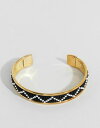 エイソス ASOS デザイン ビード カフ ブレスレット ゴールド 金 レディース 女性用 レディースファッション 【 DESIGN EMBELLISHED BEAD CUFF BRACELET GOLD 】