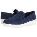 スーパー 紺 ネイビー レディース 女性用 靴 レディース靴 スニーカー 【 NAVY FITFLOP SUPERSKATE SUPER 】