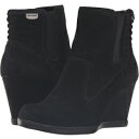 アン クライン 黒 ブラック スエード スウェード レディース 女性用 靴 レディース靴 ブーツ 【 BLACK ANNE KLEIN NEITHER SUEDE 】