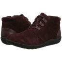 クラークス ワイン色 バーガンディー レディース 女性用 レディース靴 ブーツ 靴 【 CLARKS MEDORA SAGE BURGUNDY 】