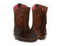 ファンシー 子供用 ビッグキッズ ベビー 靴 【 ARIAT KIDS FANCY DISTRESSED TODDLER BROWN CHOCOLATE 】