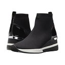 マイケル コース 黒 ブラック ソフト メンズ 男性用 靴 【 BLACK MICHAEL KORS SKYLER BOOTIE SOFT KNIT PATENT 】