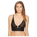 エルス ディープ カップ ロングライン 黒 ブラック レディース 女性用 【 BLACK ELSE RUMI DEEP DECOLETTE CUP LONGLINE BRALETTE 】