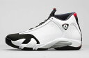 【送料無料】nike air jordan(エア ジョーダン) 14 retro(レトロ) (487471-102)【海外取寄せ☆レア商品】 white/black-varsity/red メンズ・男性用