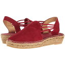 赤 レッド スエード スウェード レディース 女性用 サンダル 靴 【 TONI PONS NURIA RED SUEDE 】