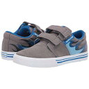 スープラ スタックス フック ループ & 子供用 リトルキッズ スニーカー キッズ 【 SUPRA KIDS STACKS VULC II HOOK LOOP GREY BLUE FLAME WHITE 】