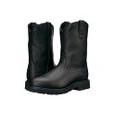 シエラ スティール トー 黒 ブラック メンズ 男性用 メンズ靴 【 STEEL BLACK ARIAT SIERRA TOE 】