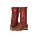 ゴールド 金 バックル キャラメル エース メンズ 男性用 ブーツ 【 ARIAT RELENTLESS GOLD BUCKLE CARAMEL CAIMAN BELLY AMBERGLOW ACE 】