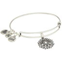 アレックス アニ メイド ホーノー バングル 銀色 シルバー レディース 女性用 アクセサリー ジュエリー 【 ALEX AND ANI MAID OF HONOR BANGLE RAFAELIAN SILVER 】