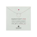 リトル スパークル カルマ ネックレス スターリング 銀色 シルバー MOM レディース 女性用 レディースジュエリー ペンダント 【 DOGEARED MAGNIFICENT LITTLE SPARKLE KARMA NECKLACE STERLING SILVER 】