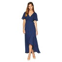 ショー ラップ ドレス ワンピース 紺 ネイビー レディース 女性用 レディースファッション 【 WRAP NAVY SHOW ME YOUR MUMU MARIANNE DRESS 】