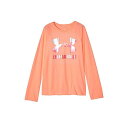 アンダー アーマー ビッグ ロゴ ロング スリーブ ピーチ バーン アンダーアーマー 子供用 ビッグキッズ マタニティ キッズ 【 SLEEVE UNDER ARMOUR KIDS BIG LOGO LONG PEACH HORIZON WHITE AFTER BURN 】