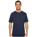ニット スリープ Tシャツ 紺 ネイビー メンズ 男性用 トップス メンズファッション 【 NAVY NAUTICA KNIT SLEEP TSHIRT MARITIME 】