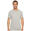 ニット スリープ Tシャツ GRAY灰色 グレイ ヘザー メンズ 男性用 トップス メンズファッション 【 GREY HEATHER NAUTICA KNIT SLEEP TSHIRT 】