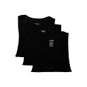 エッセンシャル アスレチック タンクトップ トップ 黒 ブラック メンズ 男性用 メンズファッション トップス 【 BLACK 2 X IST 3PACK ESSENTIAL ATHLETIC TANK TOP 1 】