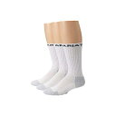 スポーツ ソック 白 ホワイト レディース 女性用 【 ARIAT MIDCALF SPORT SOCK 3PACK WHITE 】