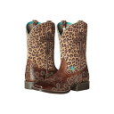 子供用 ビッグキッズ 靴 キッズ 【 ARIAT KIDS CROSSROADS TODDLER WOOD LEOPARD 】
