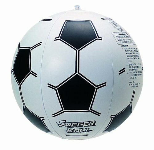 水中、砂浜などで楽しく遊べるボールです。「ビーチボール」サッカー（35cm）【80126-WR283】【ひんやり】【夏グッズ】【午前注文即発送】【0603superP5】水中、砂浜などで楽しく遊べるボールです。公園など他の場所でも楽しく遊べます。