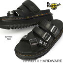 Dr.Martens サンダル RYKER II HDW ユニセックス レザー メンズ レディース ベルト 厚底 本革 ドクターマーチン ZEBRILUS RYKER 2 HARDWARE SANDAL