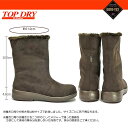 【あす楽】トップドライ TOPDRY 防水レディースブーツ ショート TDY3911 ゴアテックス 防滑透湿防滑 ファー