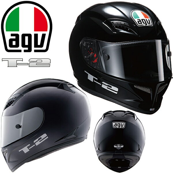 AGV T-2 フルフェイスヘルメット ブラック ★送料無料★