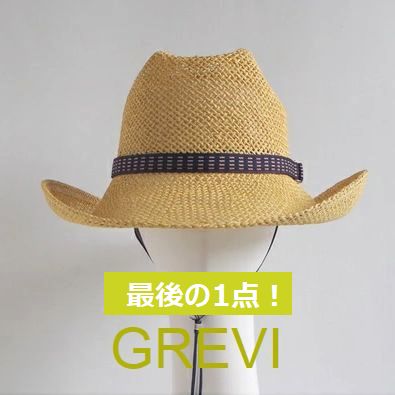 グレヴィ ストローハット メンズ&レディース