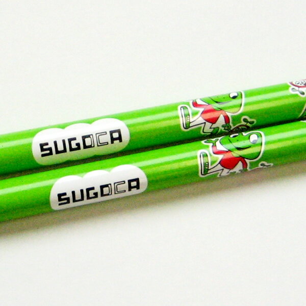 JR九州SUGOCAグッズ鉛筆SUGOCA　HBえんぴつ2本組（グリーン）