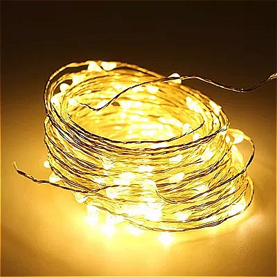 LEDフェアリーストリングライト 電池式 タイマー付き LED30個(innotree)