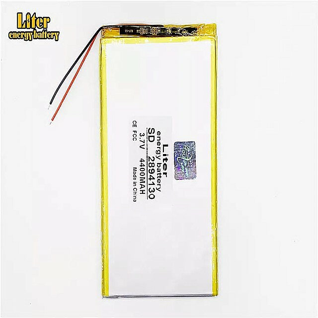 3.7 v 4400 mah 2894130 ( ポリマー 電池 ) 電池 電子書籍 gps mp4