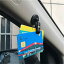1 ペア 車のインテリア 窓クリップマウント 黒吸引キャップ クリップ プラスチック 吸盤リムーバブル用 サンシェード カーテンタオルチケット