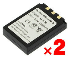 【2個セット】OLYMPUS LI-10B/LI-12B互換バッテリー【1090mAh】 SANYO DB-L10 にも対応・JTT My Battery Plusシリーズ【あす楽対応】★3000円以上で送料無料★お得な2個セットです。　