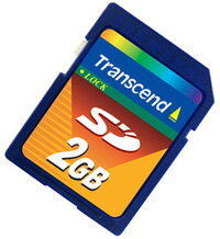 Transcend SDメモリカード 2GB