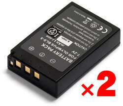 【2個セット】OLYMPUS BLS-5互換バッテリー【1000mAh】・JTT My Battery Plusシリーズ【あす楽対応】★3000円以上で送料無料★お得な2個セットです。　