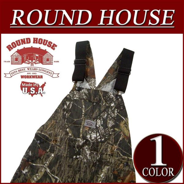 【再入荷! 円高還元 7サイズ】 af121 新品 ROUND HOUSE USA製 MOSSY OAK BREAK-UP CAMO OVERALLS リアルツリー カモフラージュ オーバーオール Lot178 メンズ 迷彩柄 ラウンドハウス アメカジ ワーク  RoundHouse Made in USA