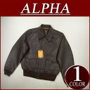 【4サイズ】 au251 新品 ALPHA INDUSTRIES USA企画 ゴートスキン ヤギ革 A-2 レザー フライトジャケット メンズ MLA21019P1 A-2 BOMBER FLIGHT JACKET GOAT SKIN LEATHER ミリタリー アルファ インダストリー 本革 レザージャケット A2 【smtb-kd】