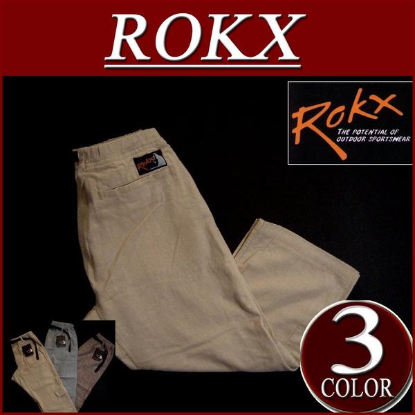 【2012春夏モデル 即納 3色2サイズ】 rx261 新品 ROKX RIMROKX PANT ロックス 八分丈 クロップド クライミングパンツ RXM007 メンズ アメカジ チノパンツ アウトドア ベイカー カーゴパンツ ショートパンツ ショーツ 