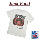 【5/26再入荷! 2017春夏 US規格 4サイズ】 ab971 新品 JUNK FOOD JIMI HENDRIX ジミ・ヘンドリックス 半袖 バンド Tシャツ KF180-7730 メンズ ジャンクフード ジミー ロック ティーシャツ JunkFood 【smtb-kd】