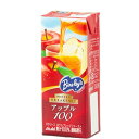 アサヒ バヤリース ホテルブレックファースト アップル100 (LL) 紙パックスリム 200ml×24本 送料無料 〔ばやりーす りんご 果実ジュース フルーツジュース〕