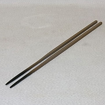 茶箱用火箸・上（煎茶火箸）金属製、とても小さな火箸です【香道具・火のついたお香用にも】...:jubishi:10000796