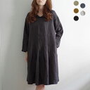 【返品と交換が無料対象商品】 Carhaix キャレ リネン 2way タック ワンピース * BLACK CHARCOAL MUSTARD KINARI 9月中旬?末の発送分 【ノベルティプレゼント対象商品】