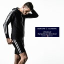 RESOUND CLOTHING リサウンドクロージング ラッシュガード ライン セットアップ メンズ 黒